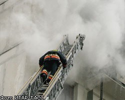 В центре Москвы сгорело трехэтажное здание