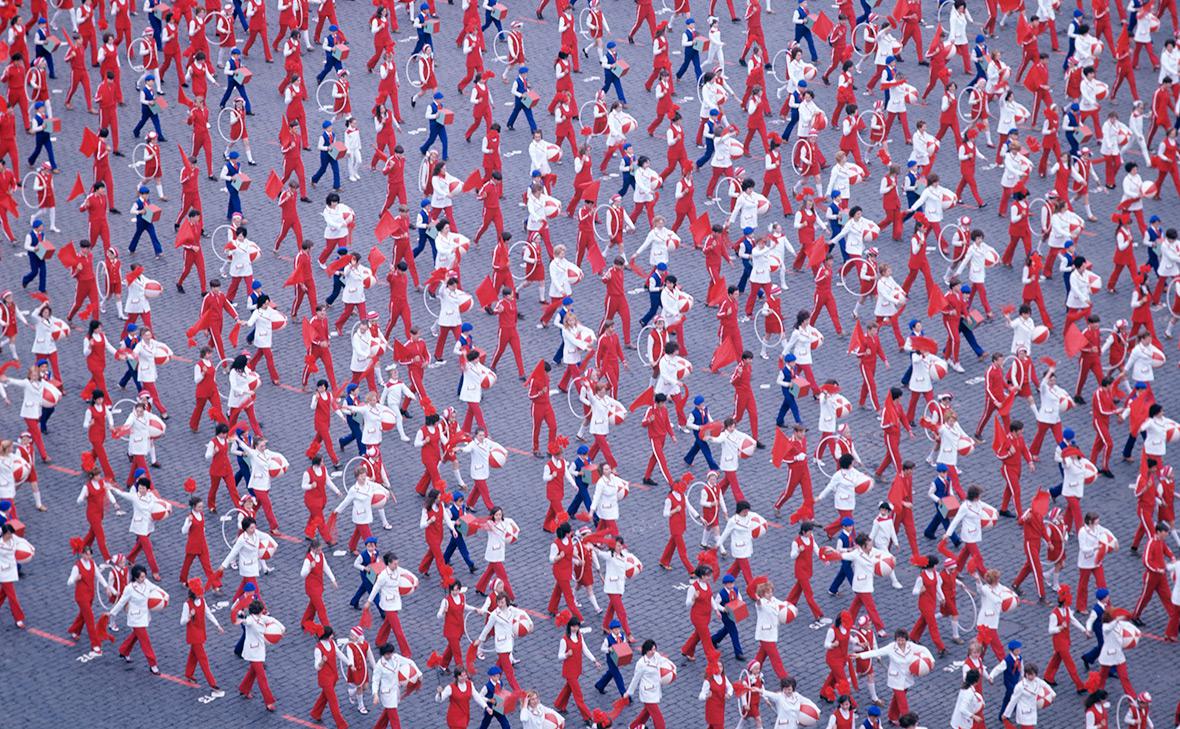Парад физкультурников на Красной площади, 1973 год