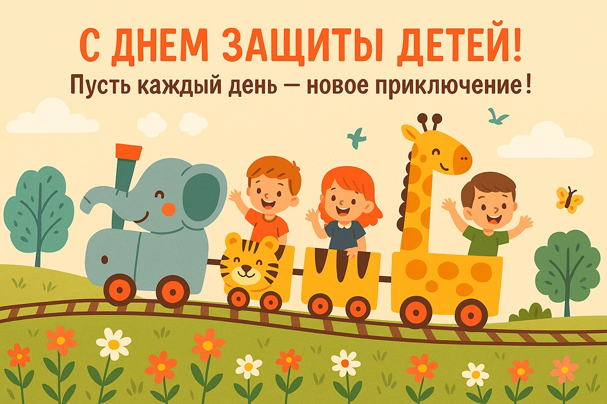 Открытки с Днем защиты детей. 30 красивых, советских открыток на 1 июня