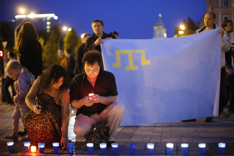 Акция "Зажги огонек в своем сердце" в Киеве