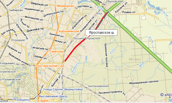 Г москва ярославское шоссе 26 карта