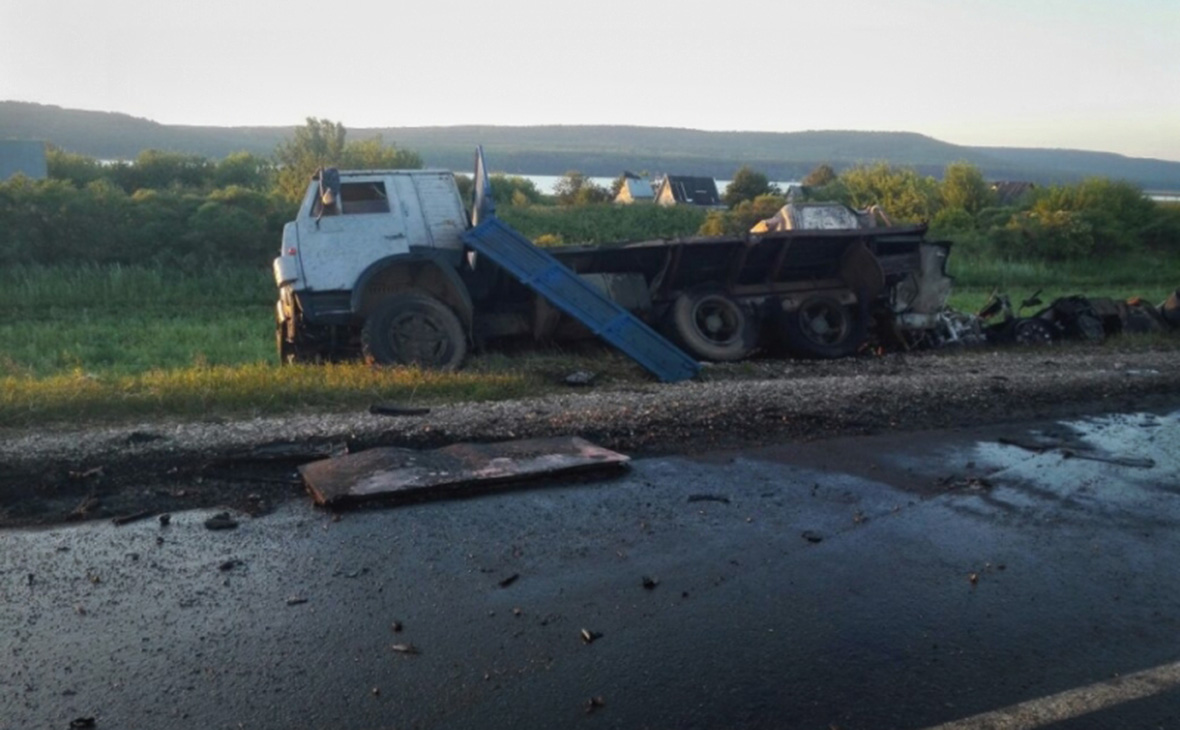 Последствия аварии в Татарстане