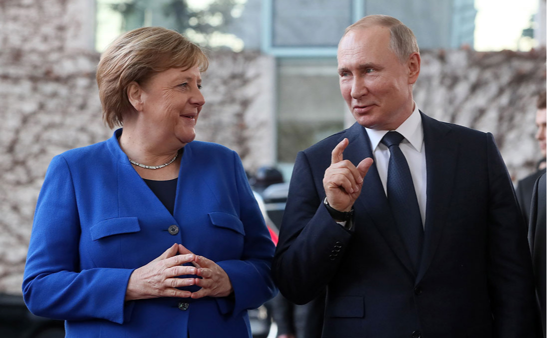 Владимир Путин и&nbsp;Ангела&nbsp;Меркель