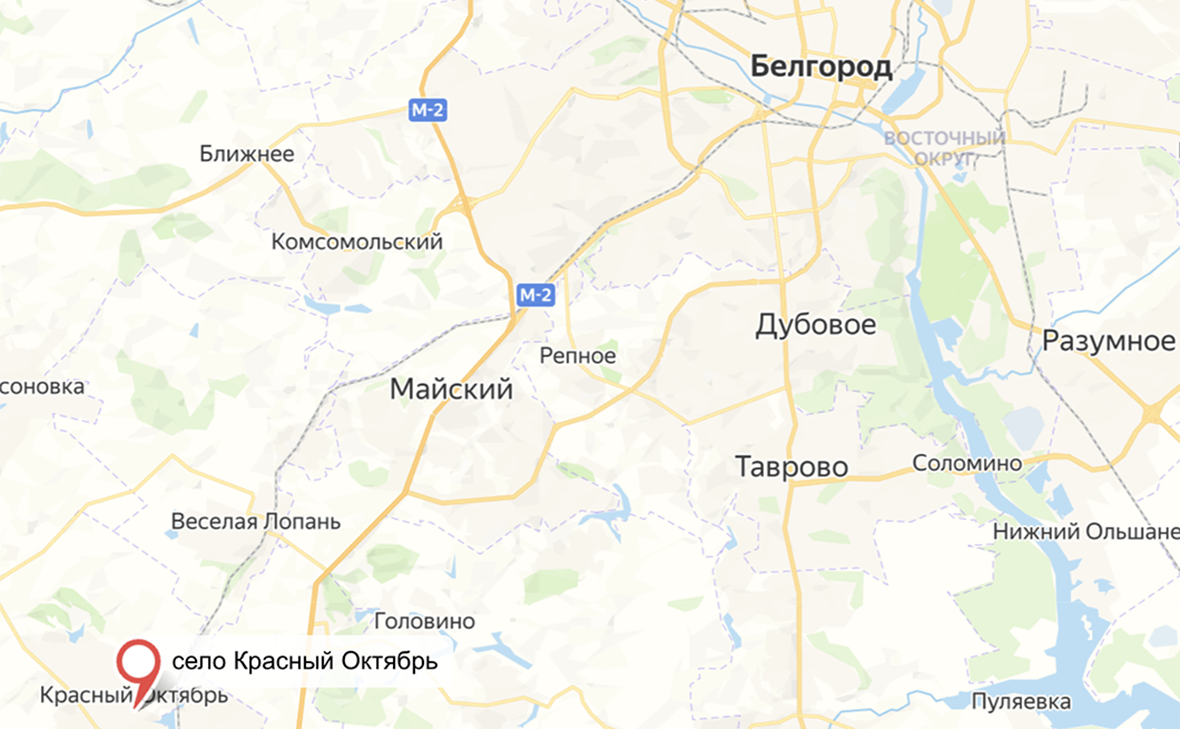 В Белгородской области сообщили об обстреле села Красный Октябрь
