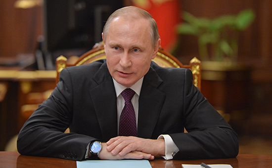 Президент России Владимир Путин на&nbsp;совещании с&nbsp;экономическим блоком правительства РФ в&nbsp;Кремле


