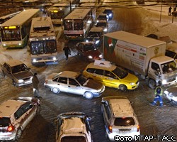 В Москве в результате ДТП столкнулись пять машин