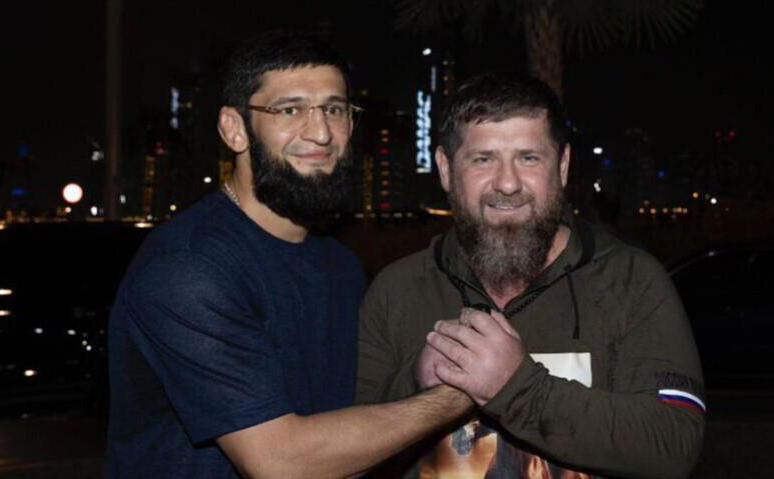 Хамзат Чимаев и Рамзан Кадыров