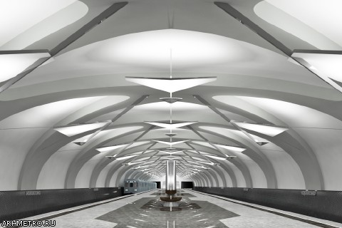 Архитекторы раскрыли облик трех новых станций метро. ФОТО