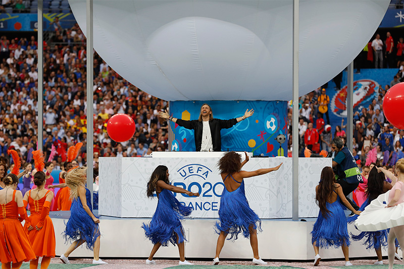 В церемонии открытия Евро-2016 принял участие французский диджей Дэвид Гетта