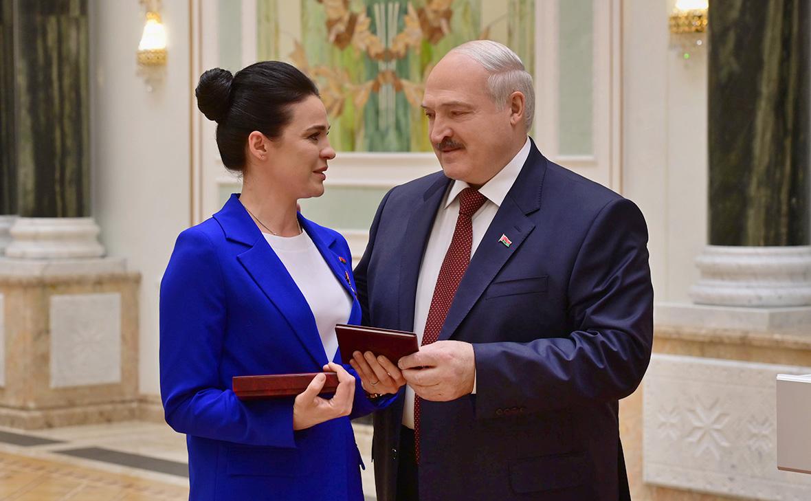 Марина Василевская и Александр Лукашенко