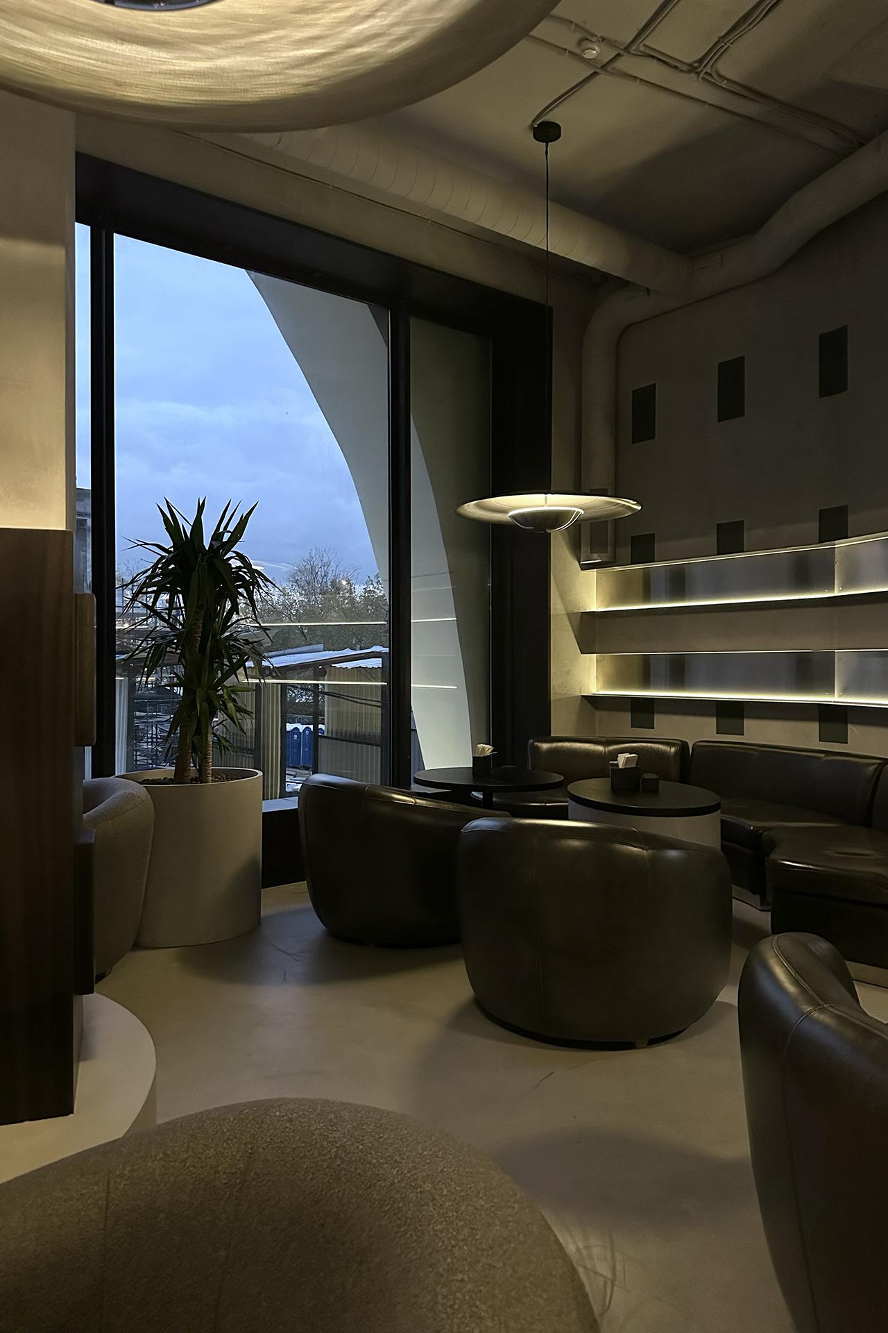 Интерьер кальянной сети «Мята»