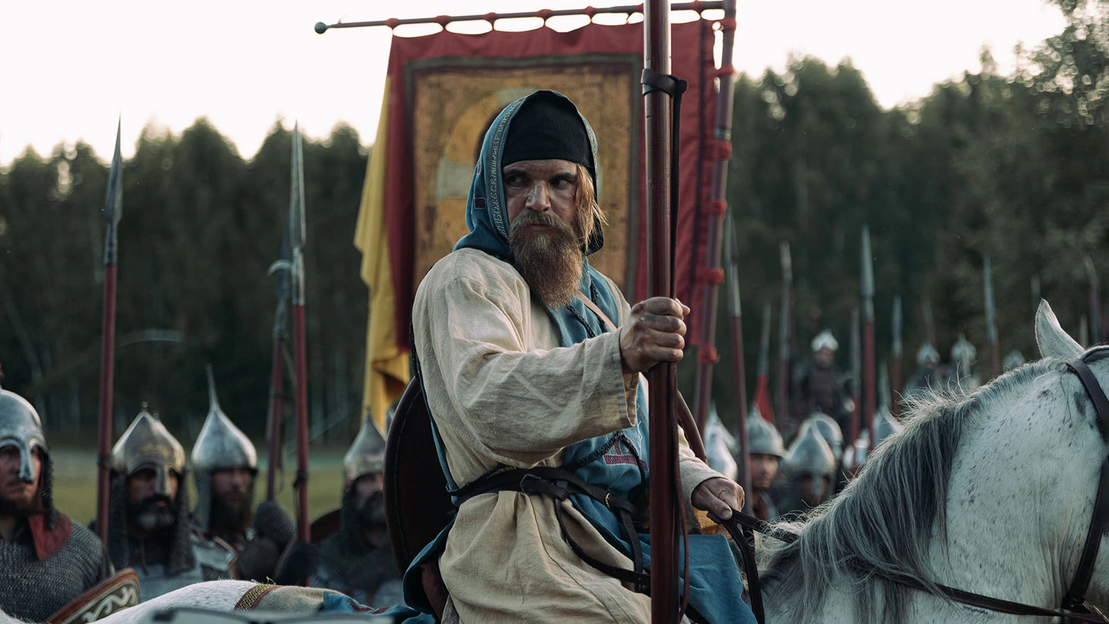 Кадры со съемок исторической драмы «Поле Куликово»