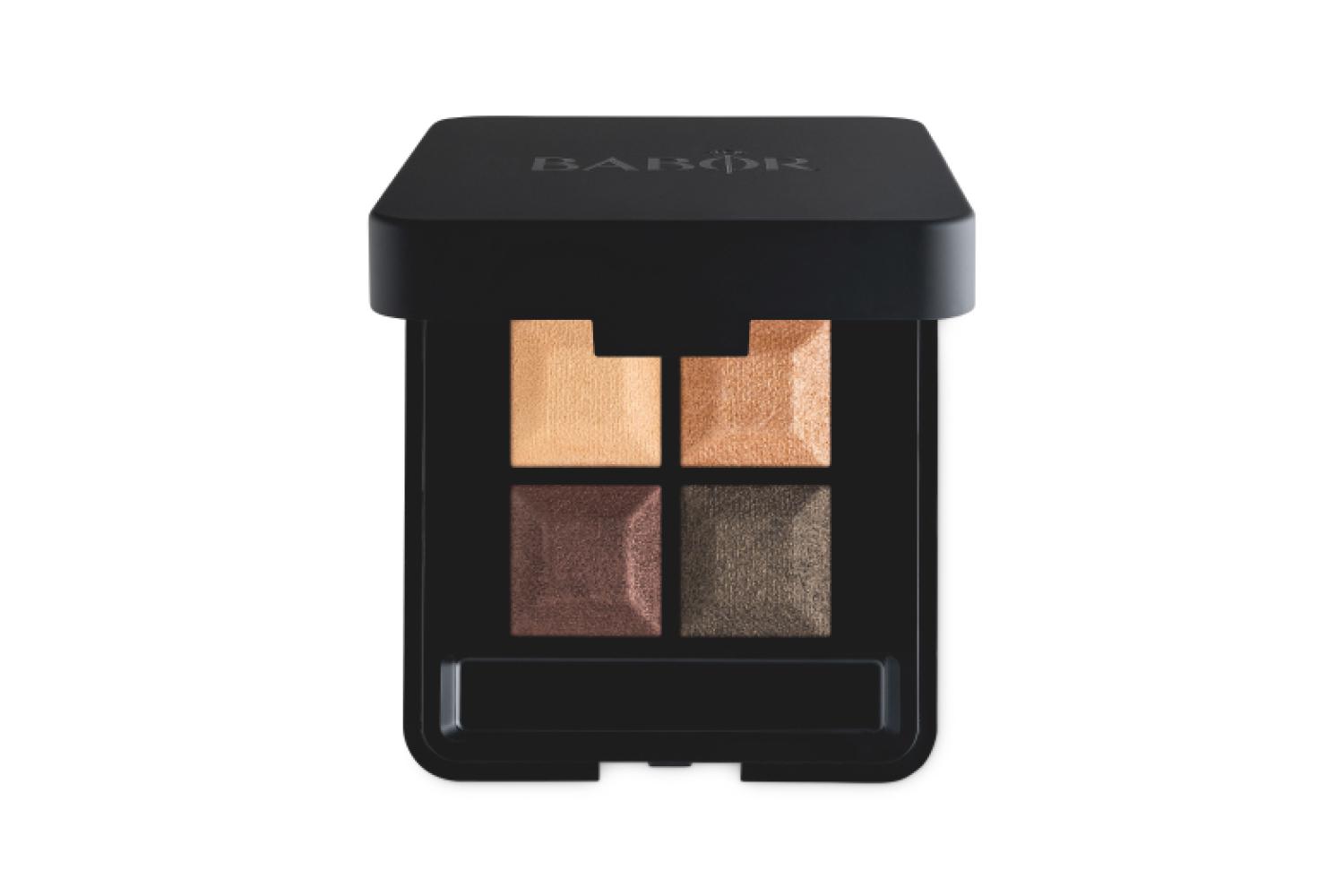 Палетка теней Eye Shadow Quattro, тон 03 &laquo;мерцающий квартет&raquo;, Babor, 3820 руб. (babor.ru)