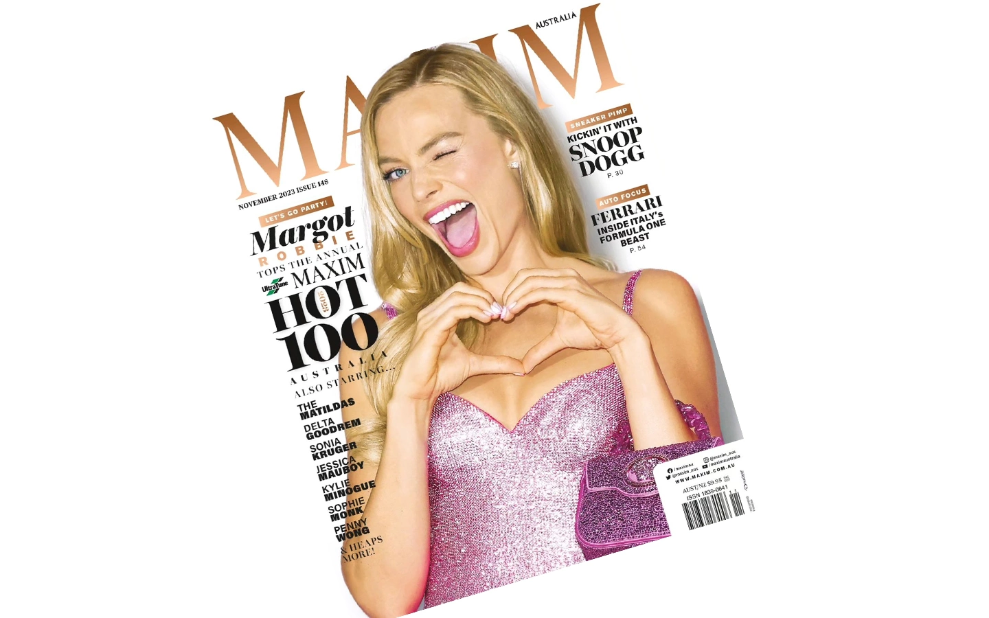 <p>Обложка журнала Maxim за ноябрь 2023 года</p>