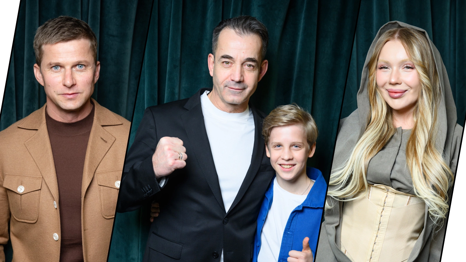 Роман Курцын, Феодор Кирсанов и Дмитрий Певцов, Карина Кросс