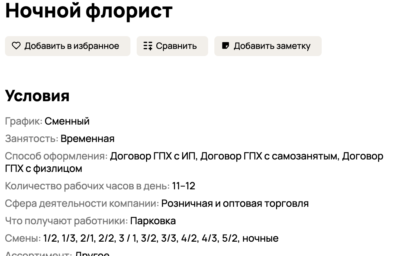 В Москве ищут ночного флориста к 8 Марта. Сколько ему будут платить