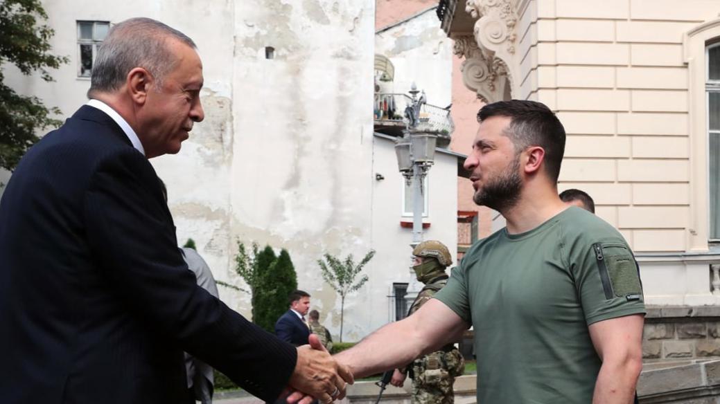 Эрдоган начал встречу с Зеленским во Львове