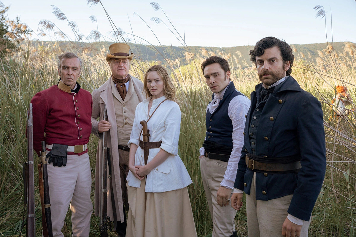 Кадр со съемок сериала «Сандокан: Принц пиратов»