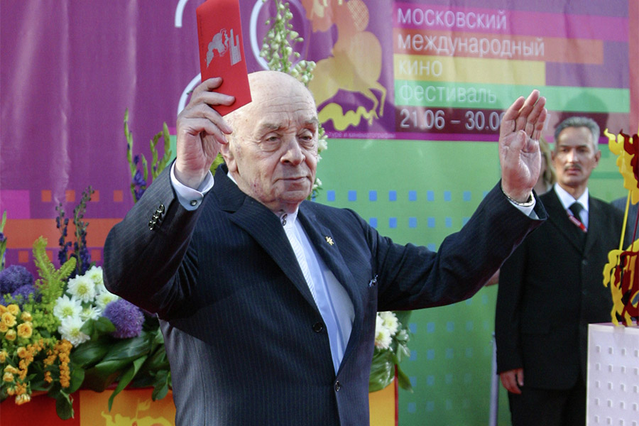 Леонид Броневой на церемонии открытия XXIX Московского международного кинофестиваля. 2007 год