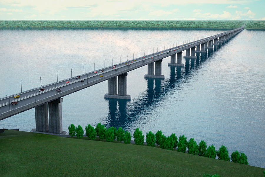 Протяженность: 3,75 км

Стоимость:  120,8 млрд руб.

Статус:  в стадии строительства

Мост должен стать частью транспортного коридора Европа&nbsp;&mdash; Западный Китай. Инвестор проекта&nbsp;&mdash; концессионная компания &laquo;Обход Тольятти&raquo;. Строительство моста началось в конце января 2020 года, в июне 2022 года глава Самарской области Дмитрий Азаров говорил, что он готов на 50%, а в феврале 2023 года&nbsp;заявил&nbsp;о 75-процентной&nbsp;готовности объекта.&nbsp;Ввод в эксплуатацию намечен на 2024 год

