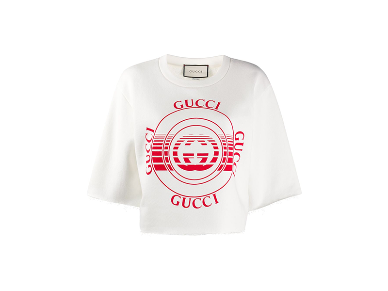 Женская футболка Gucci, 49 000 руб. (farfetch.com)