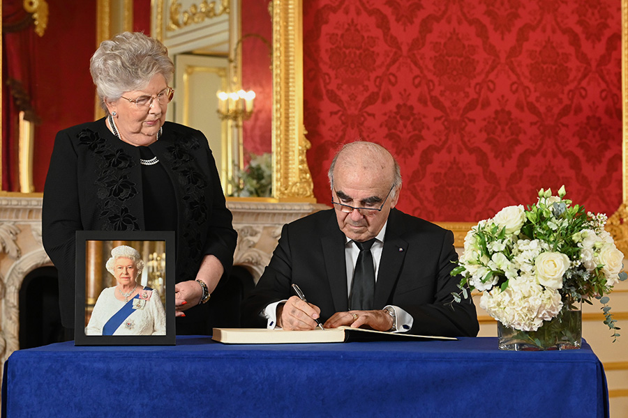 Президент Мальты Джордж Велла и первая леди Мириам Велла