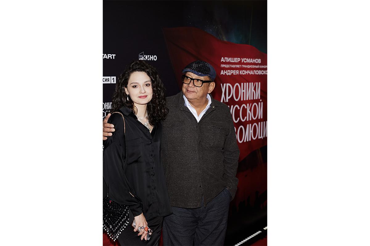 Егор Кончаловский с дочерью Марией