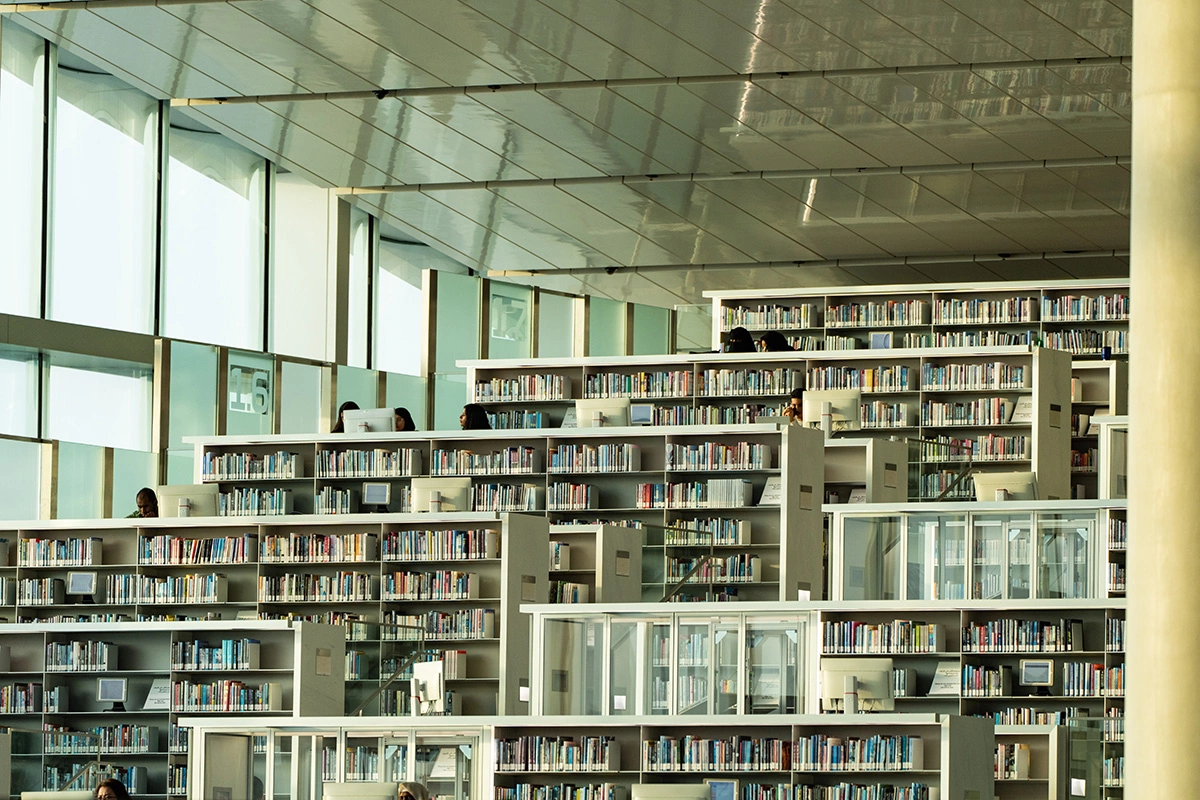 Интерьер национальной библиотеки Катара