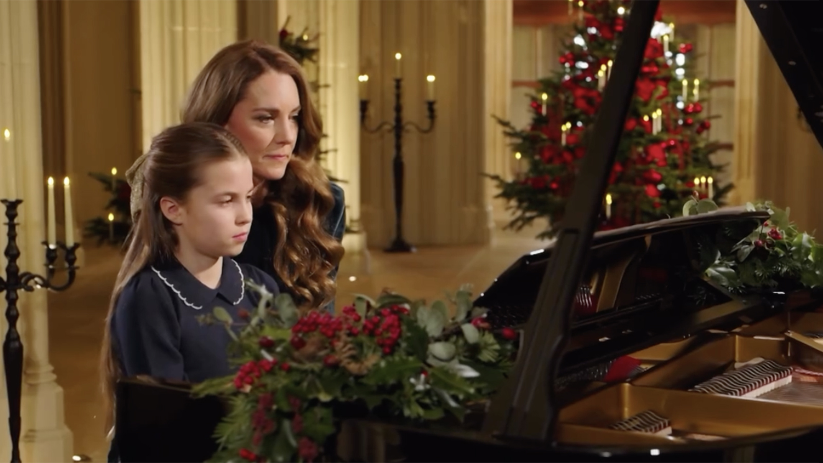 Принцесса Уэльская с дочерью Шарлоттой