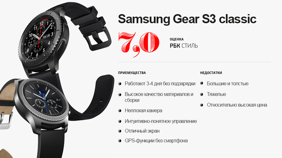 Меньше — лучше: обзор Samsung Gear S3