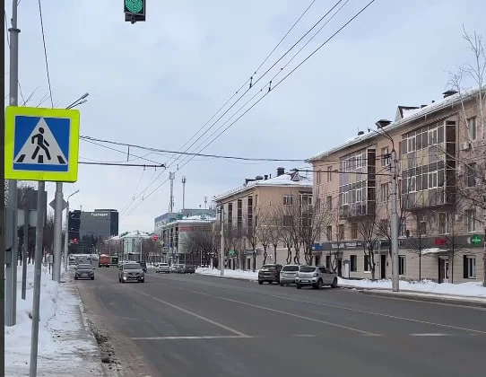 скриншот видео из Telegram-канала администрации Альметьевска