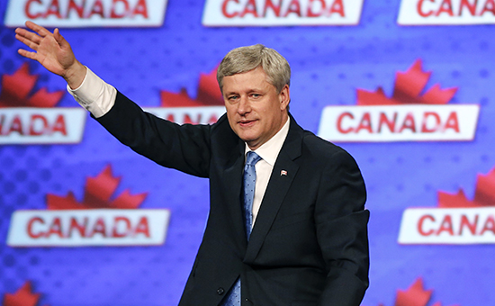 Премьер-министр Канады и лидер консерваторов Стивен Харпер