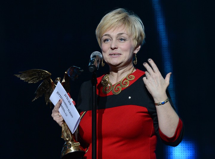 Татьяна Ильина - сорежиссер "Ку! Кин-Дза-Дза", получала премию за двоих - Данелия не смог приехать.
