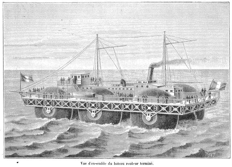 &laquo;Скоростное катящееся судно Базена&raquo;, 1896