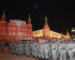 В Москве выделили 1,8 млн руб. на вознаграждение полиции, работавшей на митингах