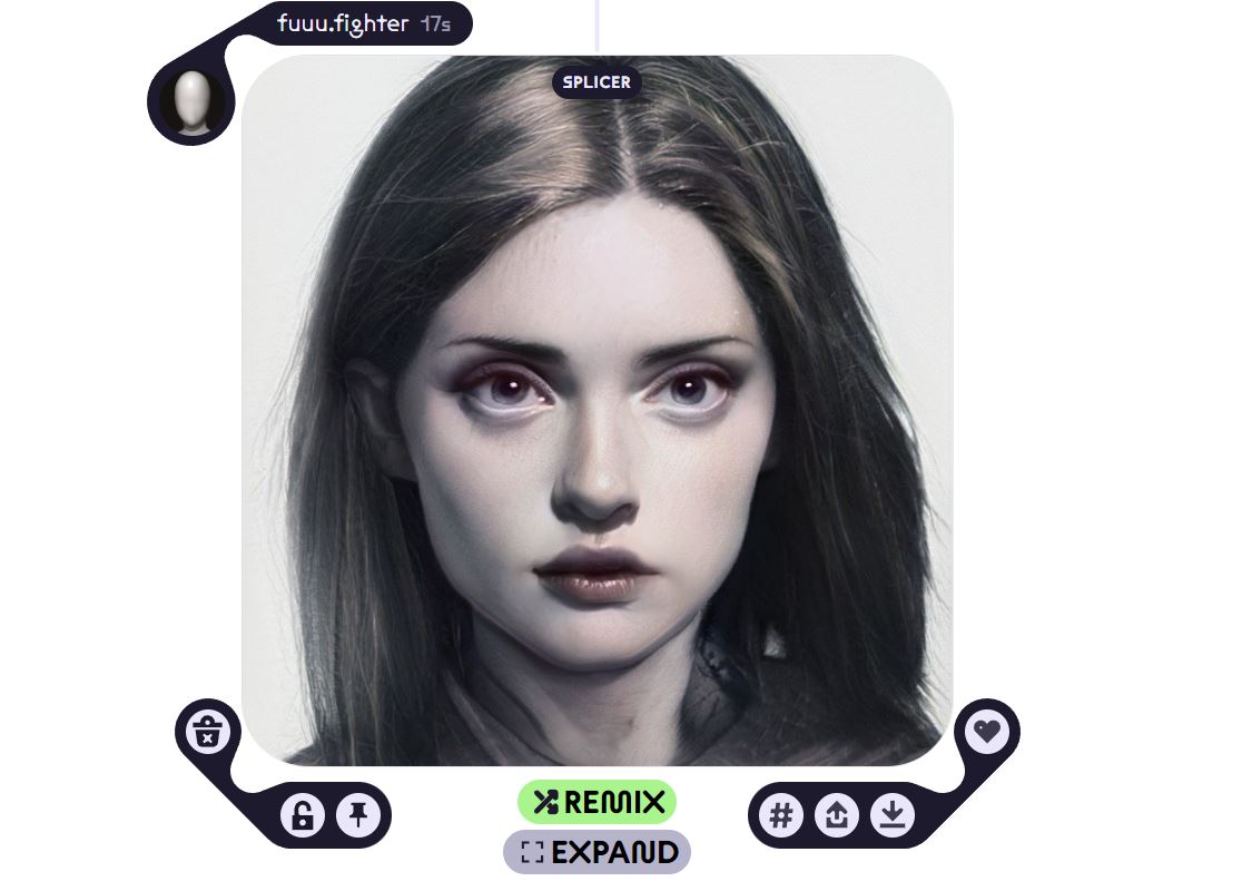 Выбранную картинку из профиля можно загрузить на устройство (стрелка внизу)