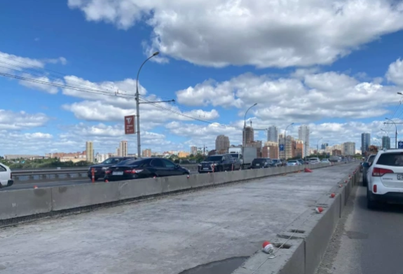 Ремонт Димитровского моста летом 2024 года (Фото: РБК Новосибирск)