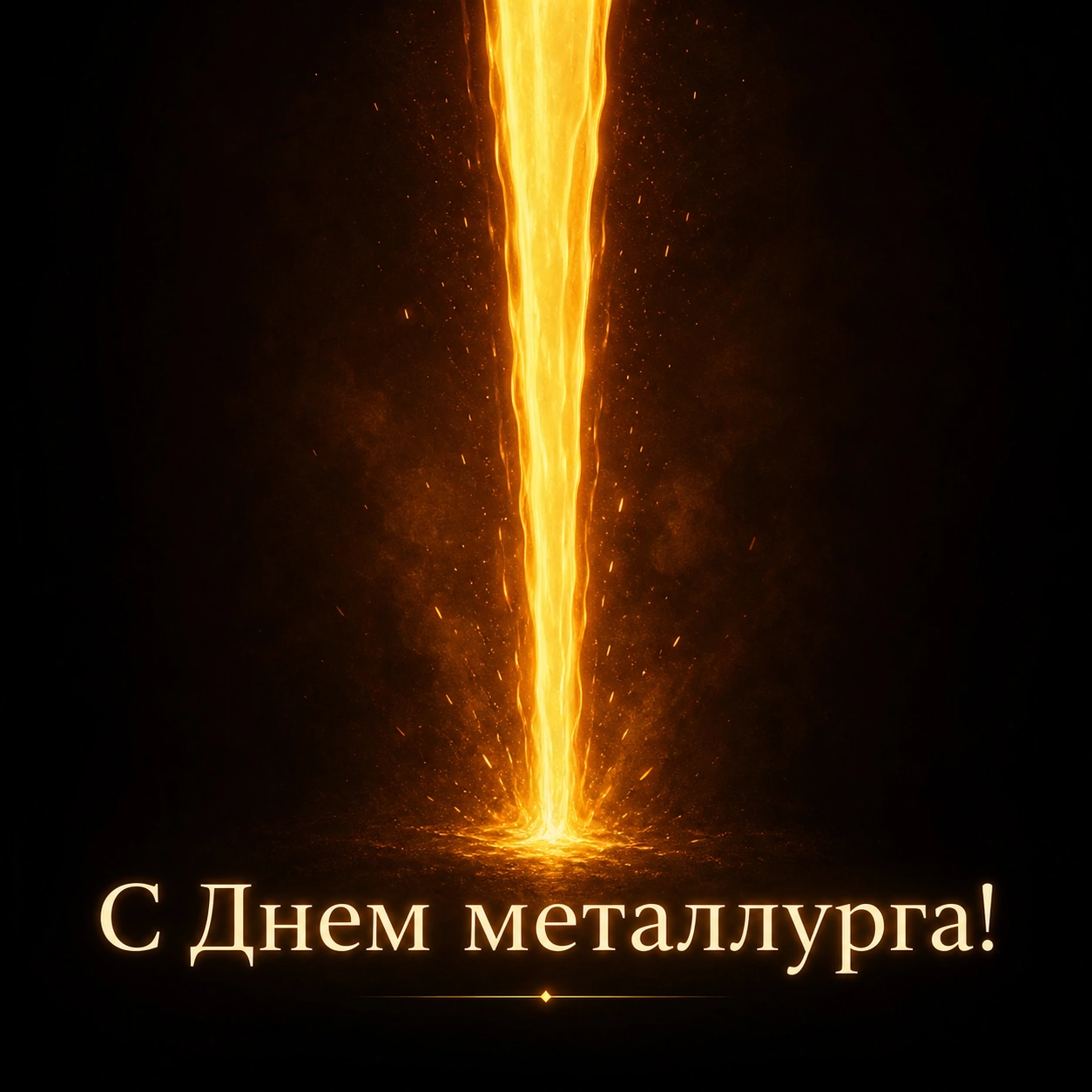 Открытка с Днем металлурга