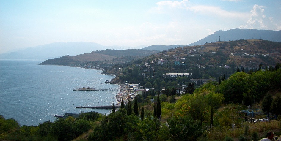 Вид на&nbsp;Крымский полуостров
