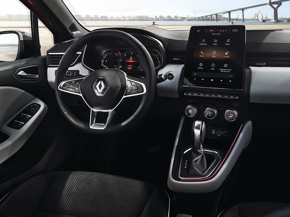 Renault показал интерьер нового Clio