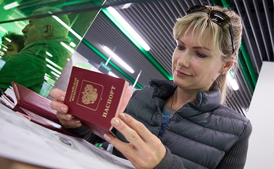 Во время подачи документов на&nbsp;шенгенскую визу


