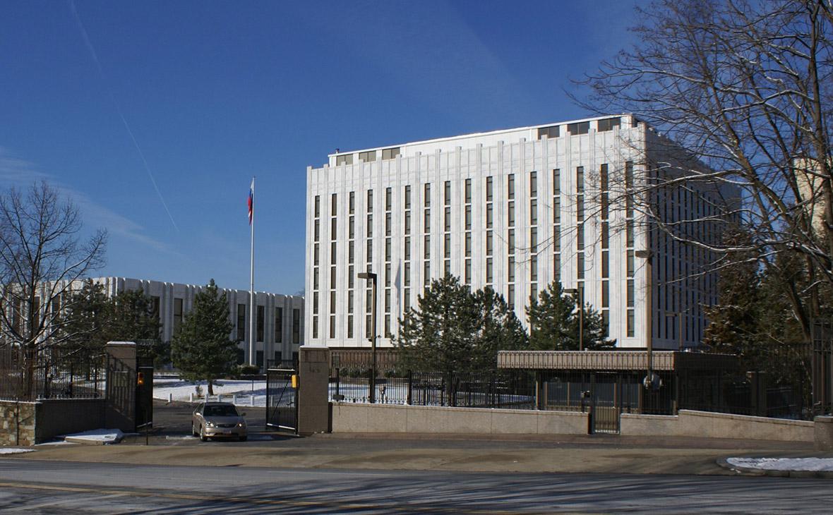 Здание посольства РФ в Вашингтоне