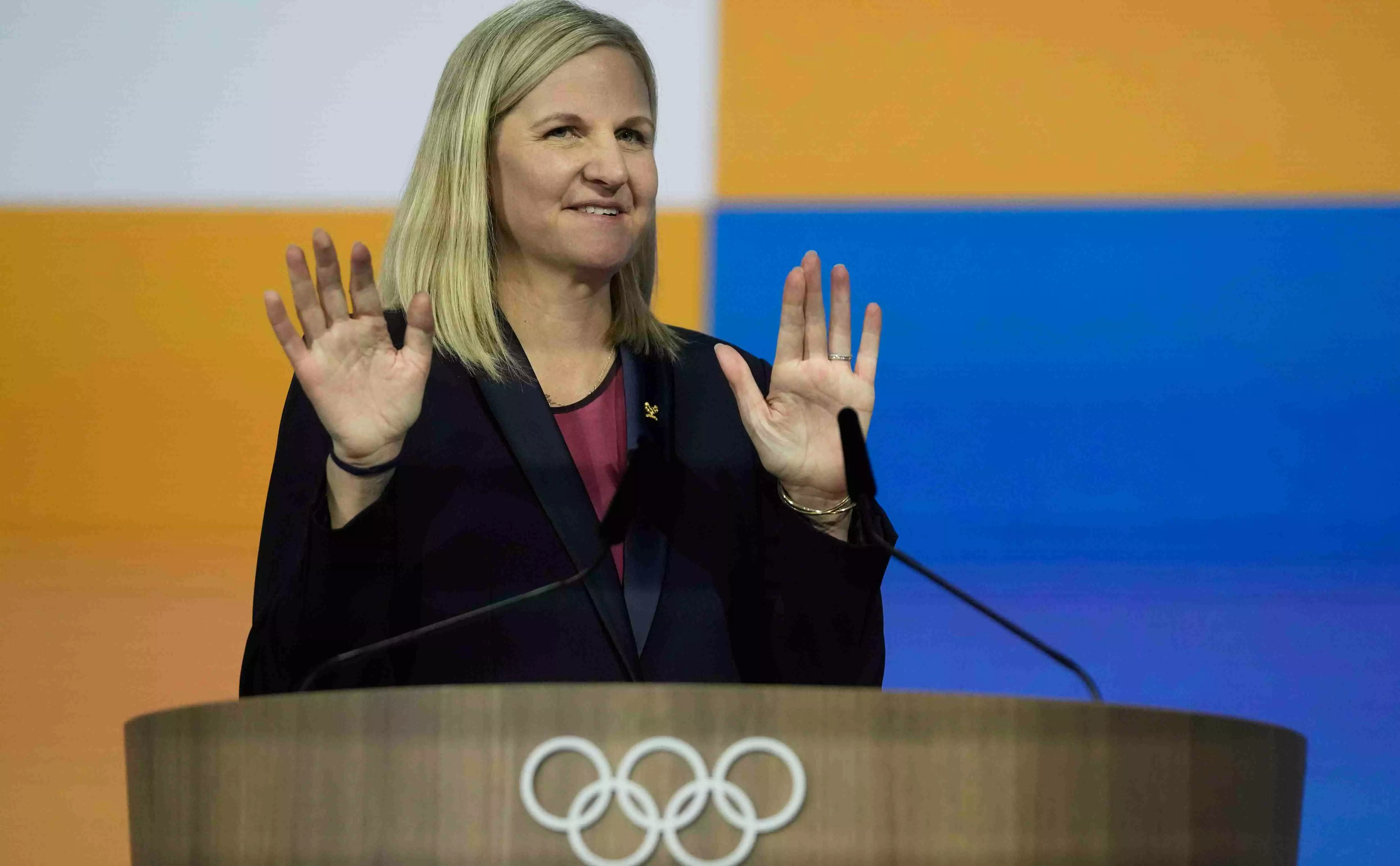 Двукратная олимпийская чемпионка Кирсти Ковентри из Зимбабве, избранная на пост президента Международного олимпийского комитета (МОК) (AP/TASS)