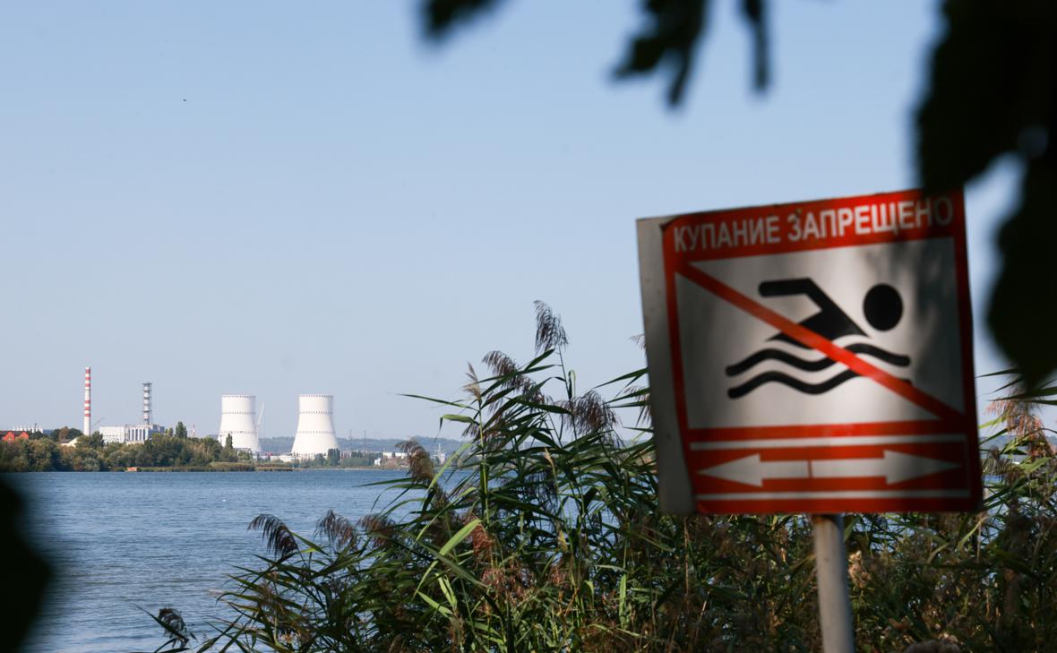 Вид на Курскую АЭС