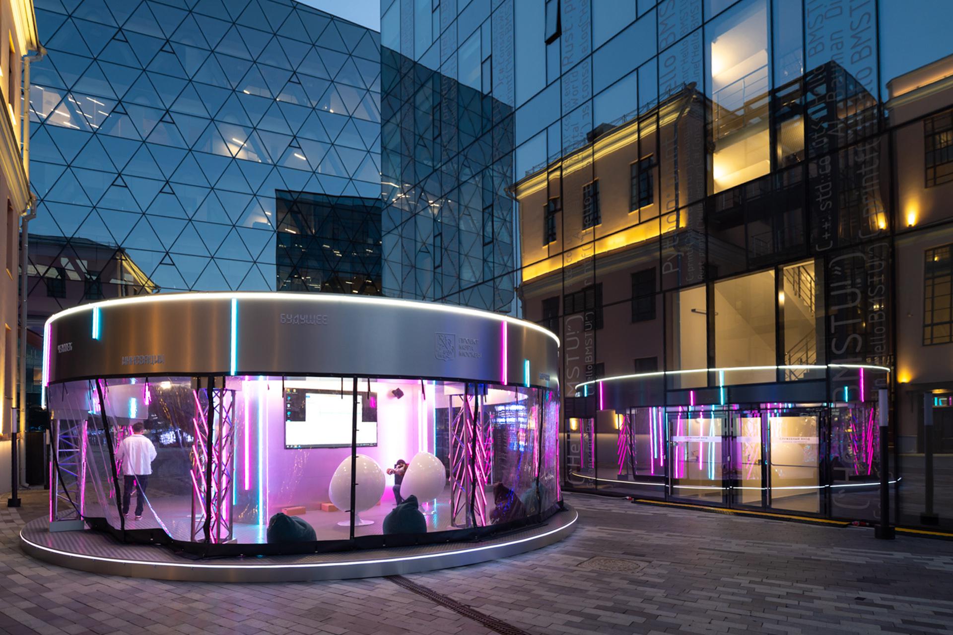 Территория технологического прогресса «Облачные города» в новом кампусе МГТУ им. Н.Э. Баумана