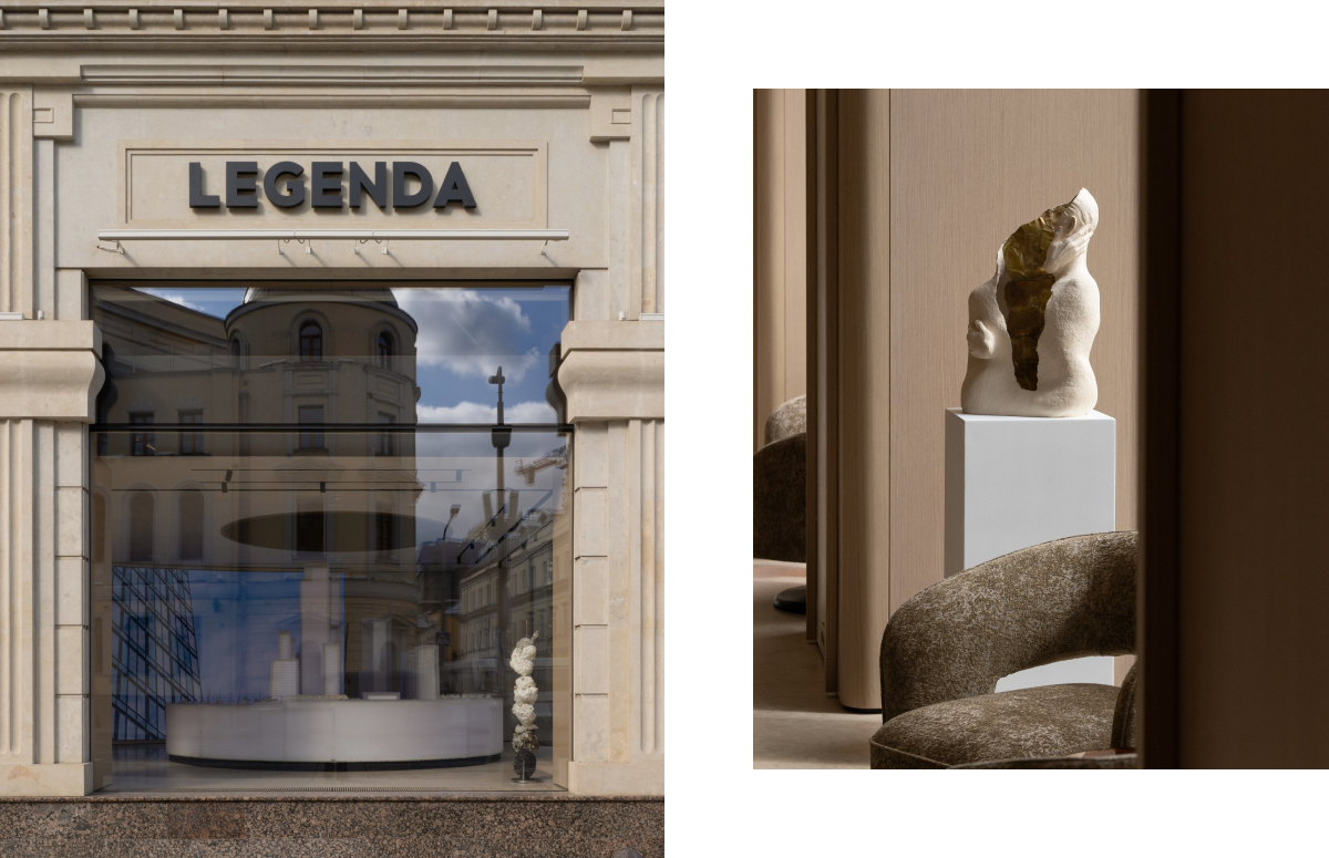 Выставка «Возвращение к форме», Legenda × галерея «Палаты», гостиная Legenda