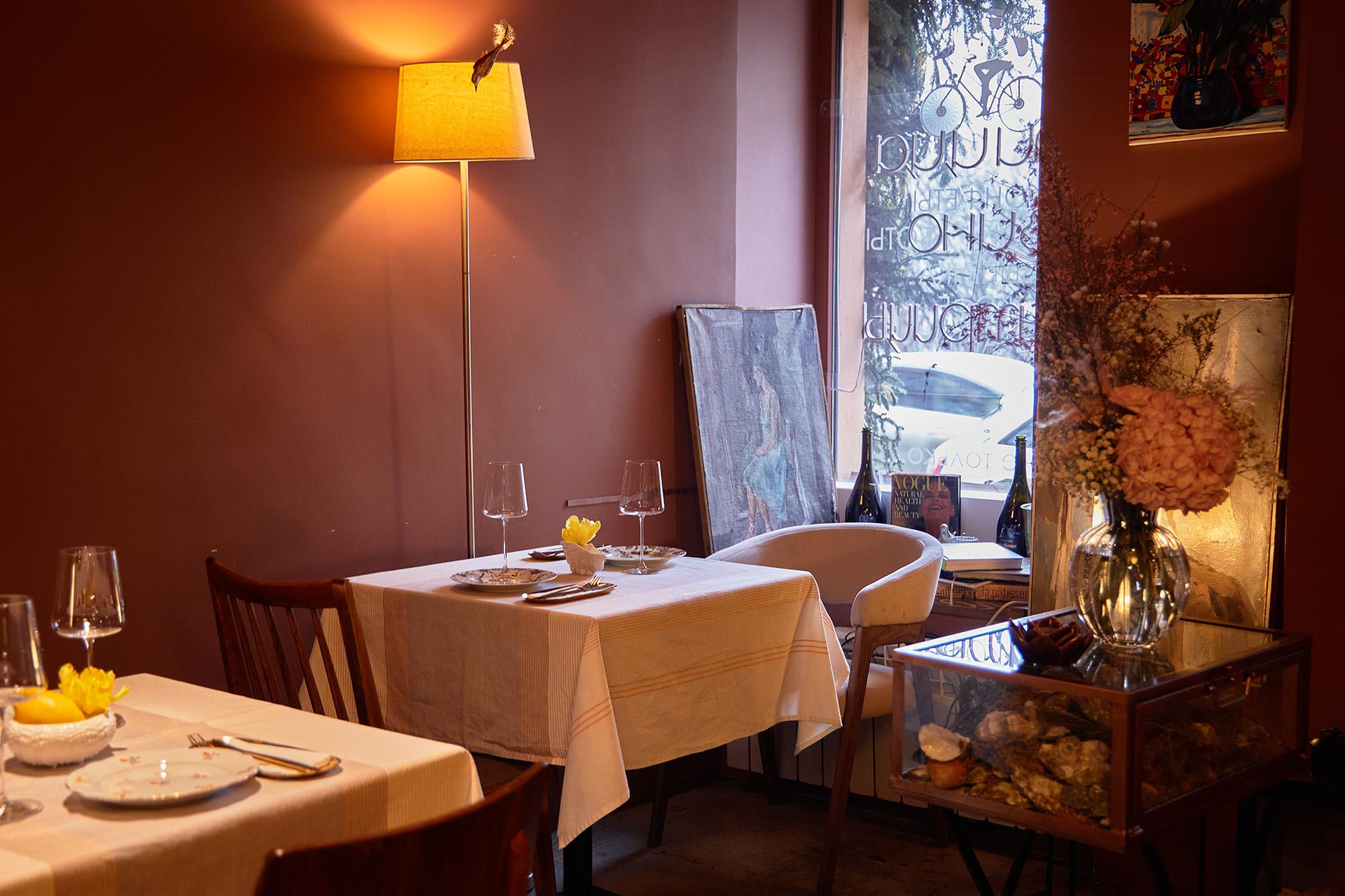 Интерьер ресторана Par Michele