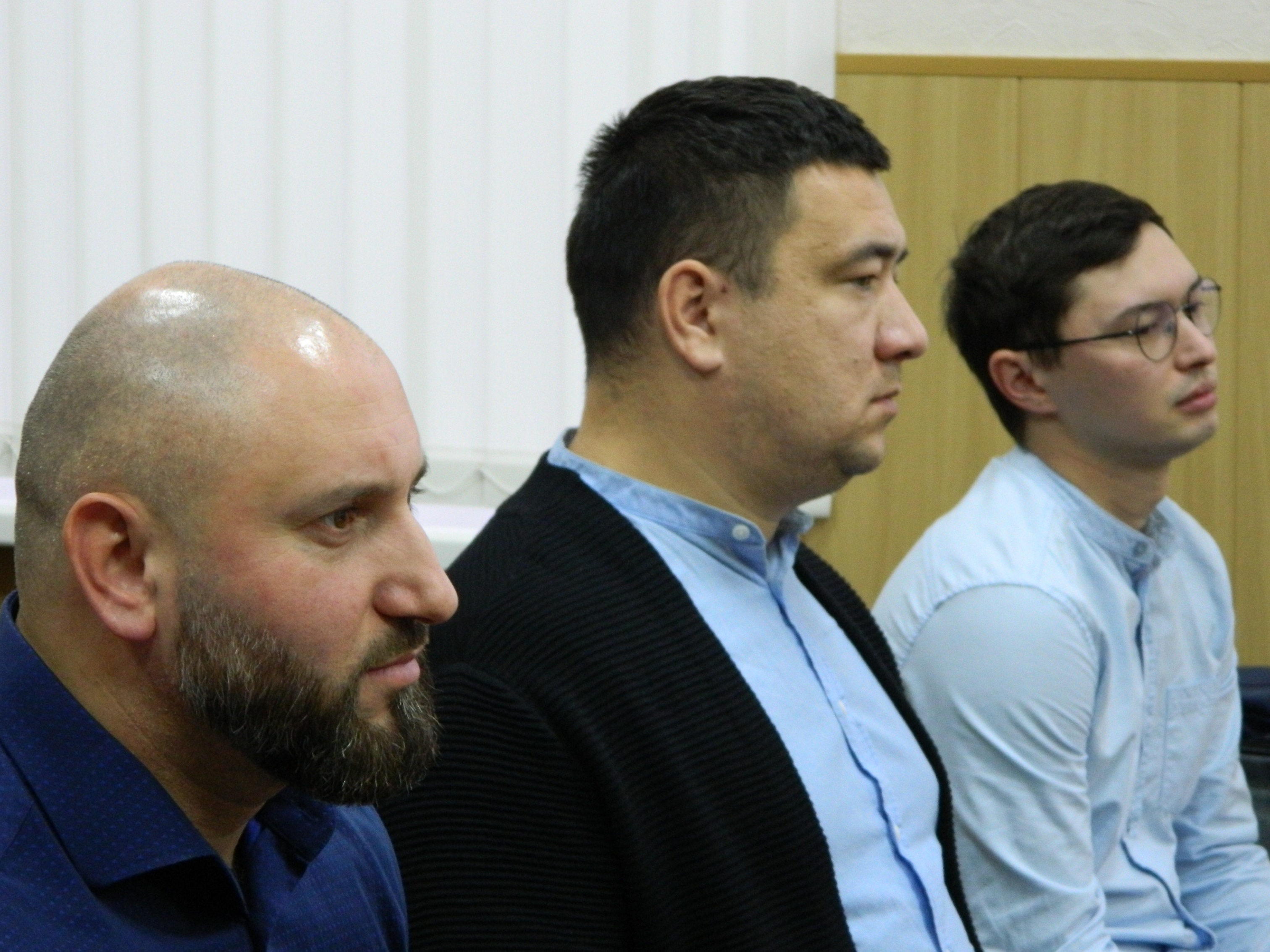 (Слева направо) Арсен Шихрагимов, Равиль Мифтахов и Ильнур Сафиуллин