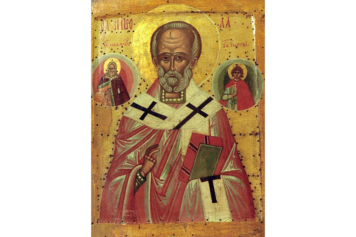 Святой Николай Чудотворец. Икона XVI века