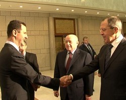 В Дамаске начались переговоры С.Лаврова с президентом Сирии Б.Асадом